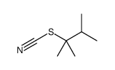 2,3-dimethylbutan-2-yl thiocyanate结构式