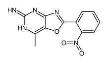 7-methyl-2-(2-nitrophenyl)-[1,3]oxazolo[4,5-d]pyrimidin-5-amine结构式
