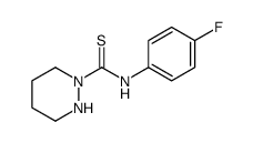 N-(4-fluorophenyl)diazinane-1-carbothioamide结构式