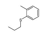 1-methyl-2-propylsulfanylbenzene结构式