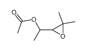1-acetoxy-1-(3,3-dimethyl-oxiranyl)-ethane结构式