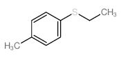 Benzene, 1-(ethylthio)-4-methyl- structure