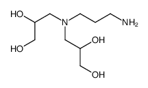 3-[3-aminopropyl(2,3-dihydroxypropyl)amino]propane-1,2-diol Structure