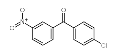 4-氯-3-硝基苯甲酮结构式
