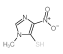 1H-Imidazole-5-thiol,1-methyl-4-nitro-结构式