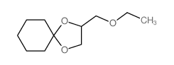 2-(ethoxymethyl)-1,4-dioxaspiro[4.5]decane Structure