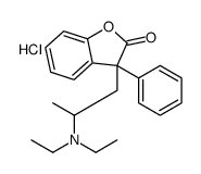 diethyl-[1-(2-oxo-3-phenyl-1-benzofuran-3-yl)propan-2-yl]azanium,chloride结构式