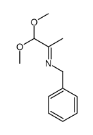 N-benzyl-1,1-dimethoxypropan-2-imine Structure