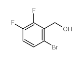 (6-溴-2,3-二氟苯基)甲醇结构式