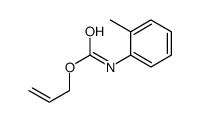 prop-2-enyl N-(2-methylphenyl)carbamate Structure