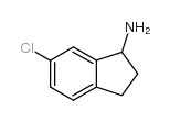 6-氯-2,3-二氢-1H-茚-1-胺结构式