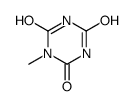1-methyl-1,3,5-triazinane-2,4,6-trione结构式