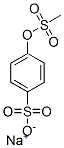 Sodium,4-(methylsulfonyloxy)benzenesulfonate Structure
