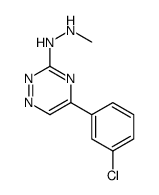 1-[5-(3-chlorophenyl)-1,2,4-triazin-3-yl]-2-methylhydrazine结构式
