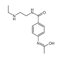 desethyl-N-acetylprocainamide结构式