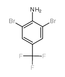 4-氨基-3,5-二溴三氟甲苯结构式