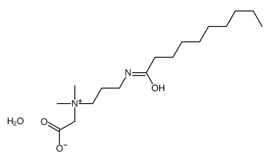 (carboxymethyl)dimethyl-3-[(1-oxodecyl)amino]propylammonium hydroxide structure