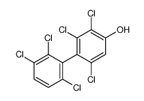 2,3,5-trichloro-4-(2,3,6-trichlorophenyl)phenol Structure