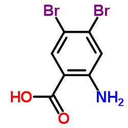 4,5-二溴邻胺苯甲酸结构式