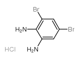 3,5-二溴-1,2-苯二胺一盐酸盐[以气相色谱电子俘获检测器硒测定用灵敏试剂]结构式