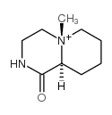 2H-Pyrido[1,2-a]pyrazinium,octahydro-5-methyl-1-oxo-,trans-(9CI)结构式