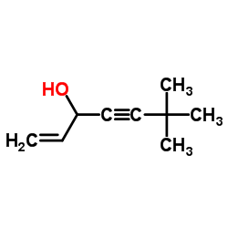 3-羟基-6,6-二甲基-1-庚烯-4-炔结构式