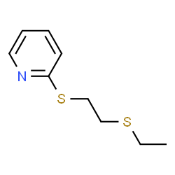 Pyridine,2-[[2-(ethylthio)ethyl]thio]-(9CI) Structure