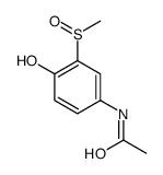 N-(4-hydroxy-3-methylsulfinylphenyl)acetamide Structure