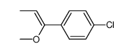 1-chloro-4-(1-methoxyprop-1-en-1-yl)benzene Structure
