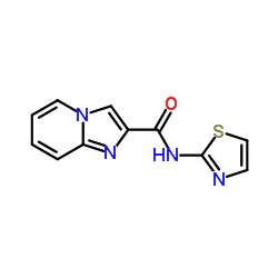 N-(1,3-Thiazol-2-yl)imidazo[1,2-a]pyridine-2-carboxamide结构式