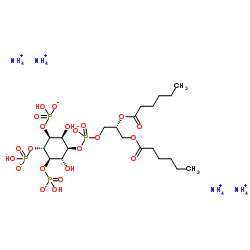 1,2-二己酰基-sn-甘油-3-磷酸-(1'-肌肌醇-3',4',5'-三磷酸)(铵盐)图片
