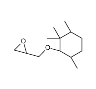 2-[[(1R,3S,6S)-2,2,3,6-tetramethylcyclohexyl]oxymethyl]oxirane Structure