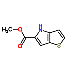 Methyl 4H-thieno[3,2-b]pyrrole-5-carboxylate Structure