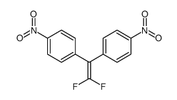 1-[2,2-difluoro-1-(4-nitrophenyl)ethenyl]-4-nitrobenzene结构式