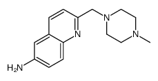 2-[(4-甲基-1-哌嗪)甲基]-6-喹啉胺结构式