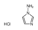 1H-咪唑-1-胺盐酸盐结构式