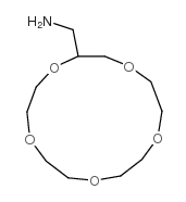 1,4,7,10,13-PENTAOXACYCLOPENTADECANE-2-METHANAMINE structure