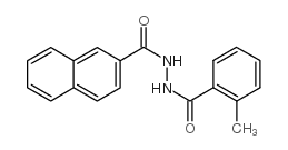 2-(2-萘酰)-1-(邻甲苯酰)肼结构式