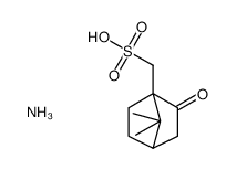 ammonium ()-2-oxobornane-10-sulphonate结构式
