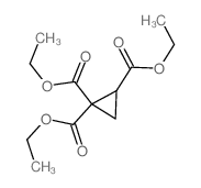1,1,2-Cyclopropanetricarboxylic acid, triethyl ester结构式
