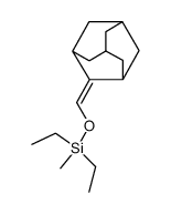 diethylmethyl[(tricyclo[3.3.1.13,7]decylidene)methoxy]silane结构式