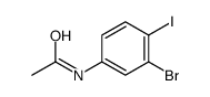 N-(3-bromo-4-iodophenyl)acetamide结构式