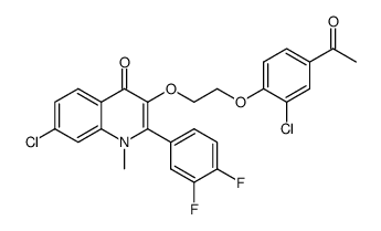 4-羧基-2-氟苯硼酸结构式