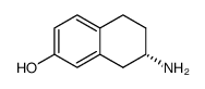 (S)-2-氨基-7-羟基四氢化萘结构式
