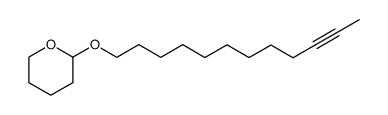 1-(tetrahydropyran-2'-yloxy)-dodec-10-yne结构式