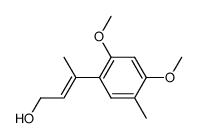 3-(2,4-dimethoxy-5-methylphenyl)but-2-en-1-ol Structure