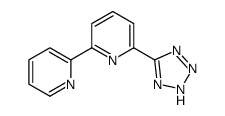 6-(1H-替硝唑-5-基)-2,2'-联吡啶结构式