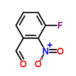 3-氟-2-硝基苯甲醛结构式