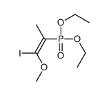 2-diethoxyphosphoryl-1-iodo-1-methoxyprop-1-ene Structure