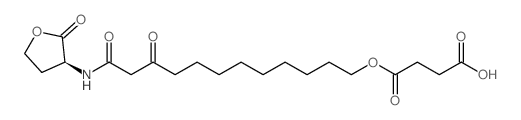 (S)-4-((10,12-二氧-12-((2-羰基四氢呋喃-3-基)胺)十二烷基)氧基)-4-羰基丁酸结构式
